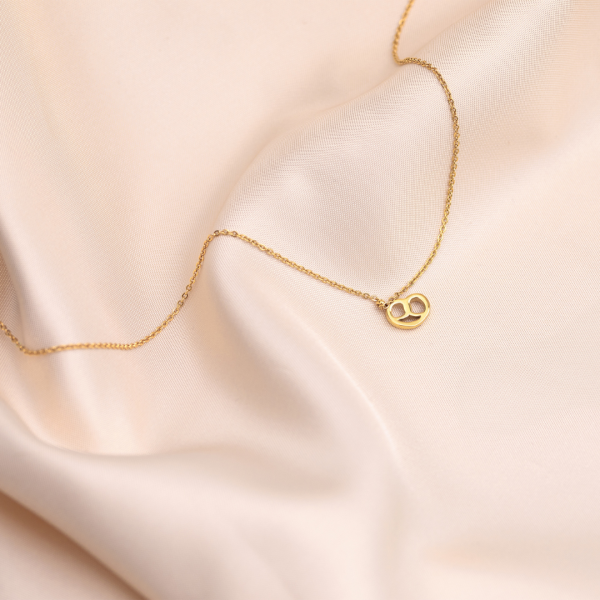 Pretzel Necklace Roségold Online – Bild 3