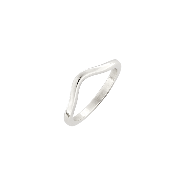 Gentle Curve Ring Silber Zu verkaufen
