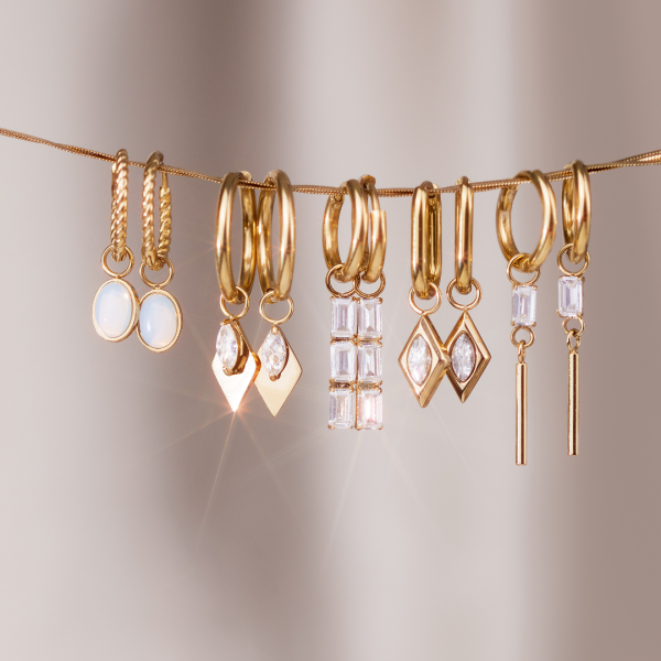 Stick and Stone Hoop Set Small Gold Angebot – Bild 5