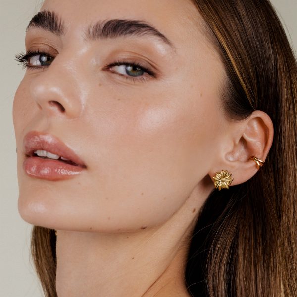Pure Petal Studs Gold Verkauf – Bild 2