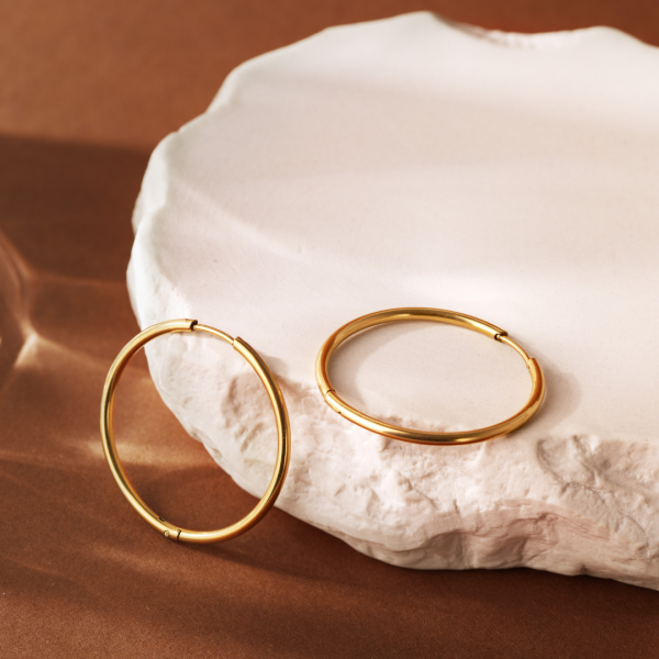 Extra Large Hoops Gold Jetzt online – Bild 4
