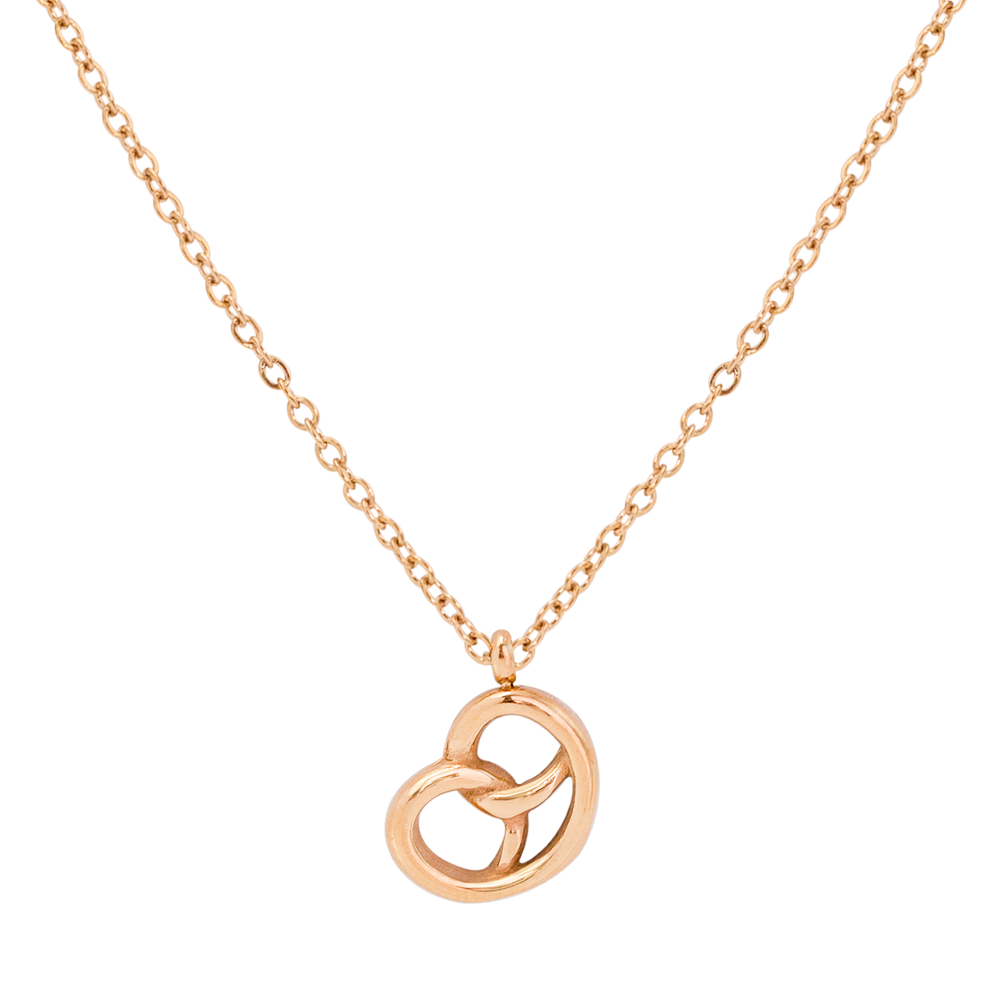 Pretzel Necklace Roségold Online