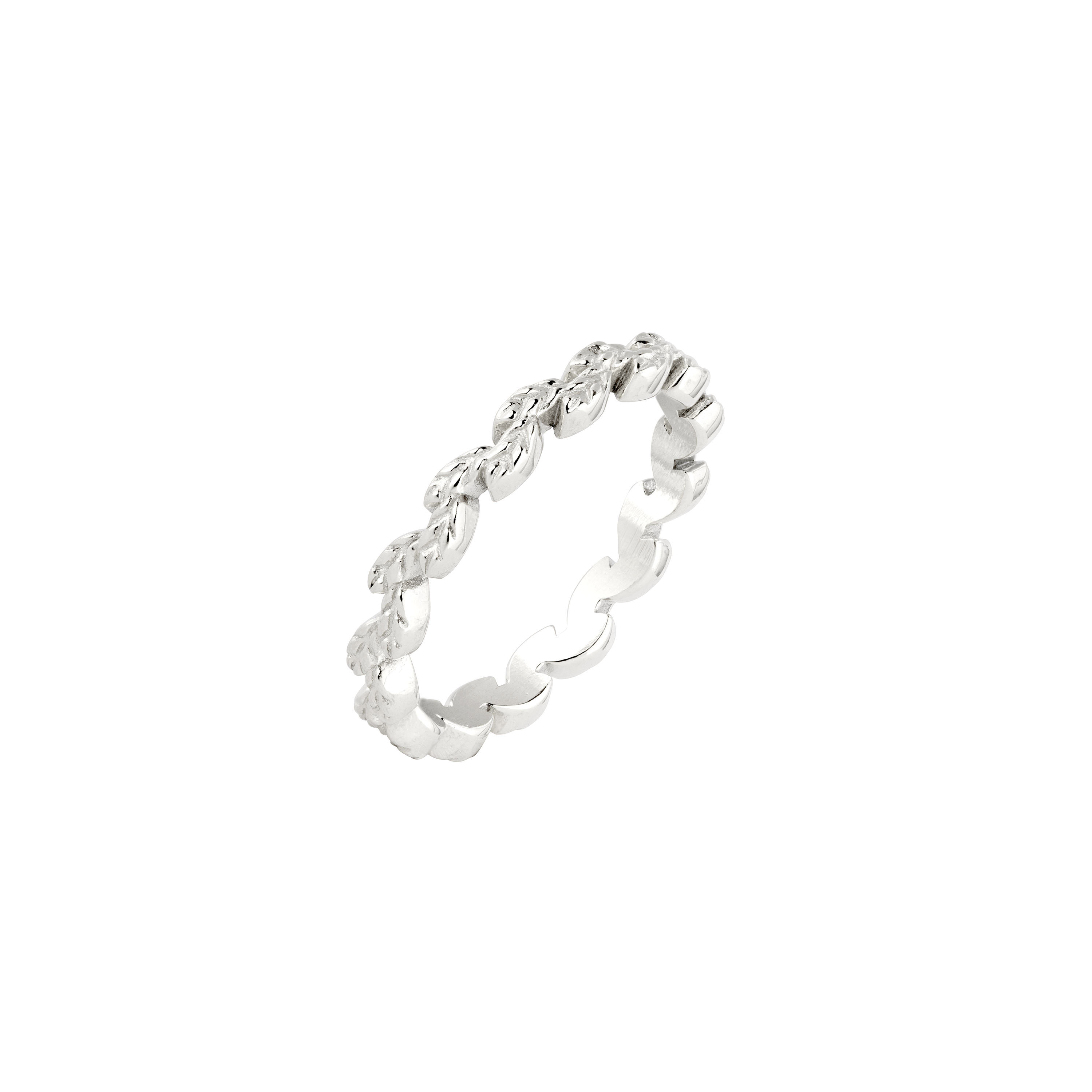 Petal Line Ring Silber Mode
