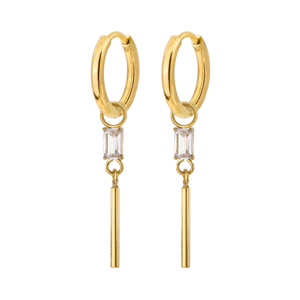 Stick and Stone Hoop Set Small Gold Angebot