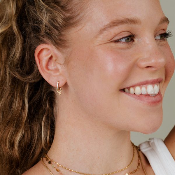 Female Icon Glimmer Hoop Set Baby Roségold Rabatt – Bild 2