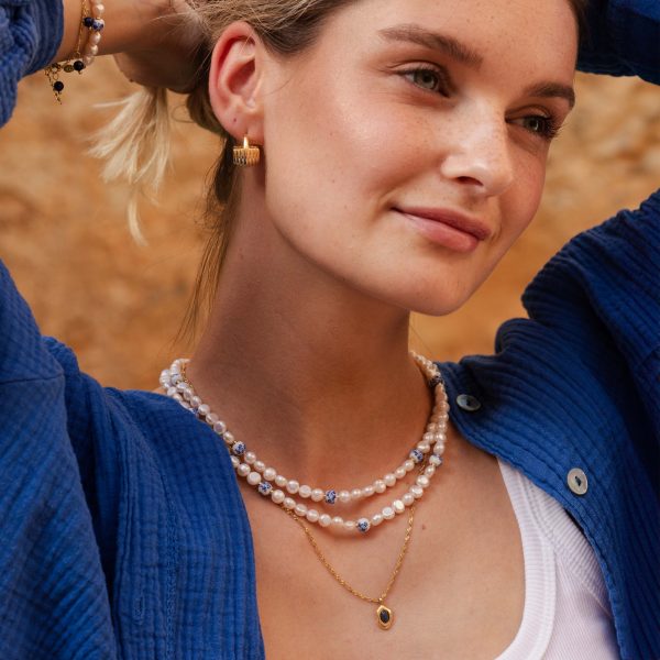 Blue Breeze Necklace Gold Zu verkaufen – Bild 2