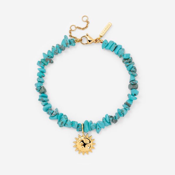Blue Lagoon Bracelet Gold Im Angebot