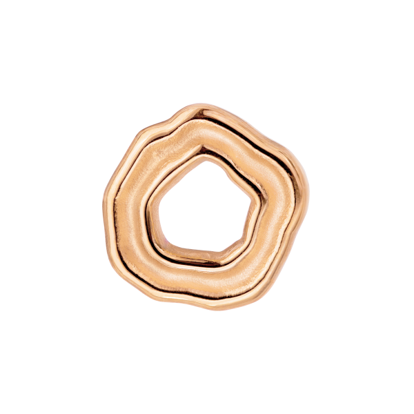 Chunky Coastal Charm Hoop Set Medium Roségold Zu verkaufen – Bild 3