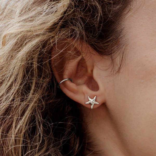 Sea Star Studs Silber Zu verkaufen – Bild 2