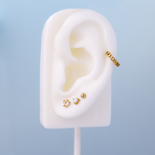 Delicate Bead Stud Bundle Gold Schn?ppchen – Bild 4