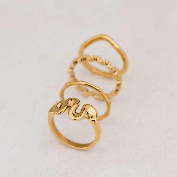 Branch Link Ring Gold Schn?ppchen – Bild 4