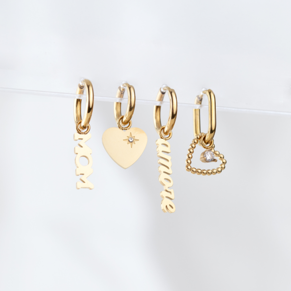 Amore puro Hoop Set Small Silber Rabatt – Bild 3
