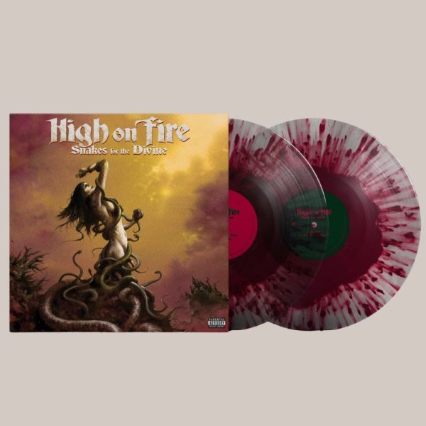 High On Fire - Snakes For The Divine - Vinyl - Color In Color: Grape Inside Clear with Apple Splatter Online