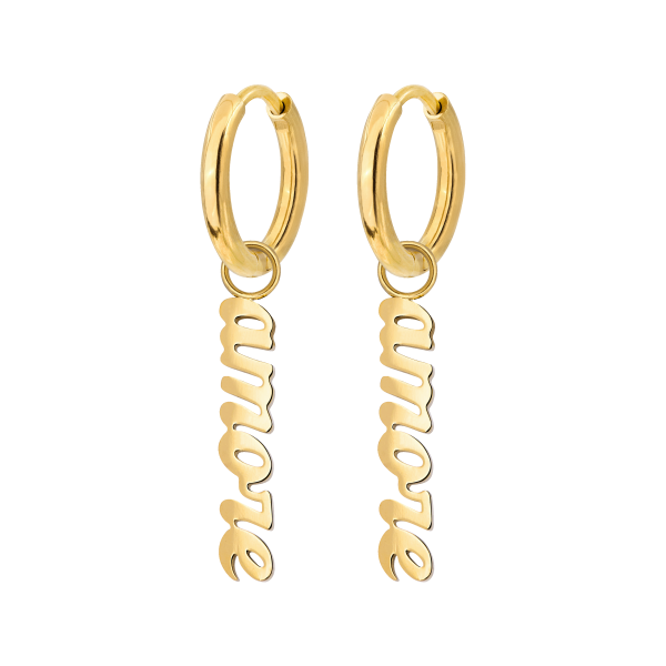 Amore puro Hoop Set Small Gold Mode