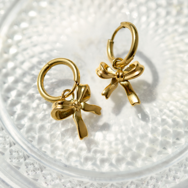 Pretty Ribbon Hoop Set Small Roségold Online – Bild 3