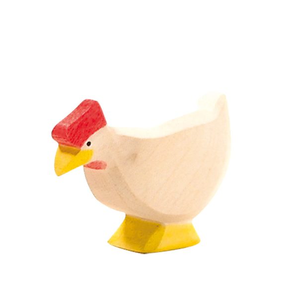 Huhn weiß, stehend Angebot
